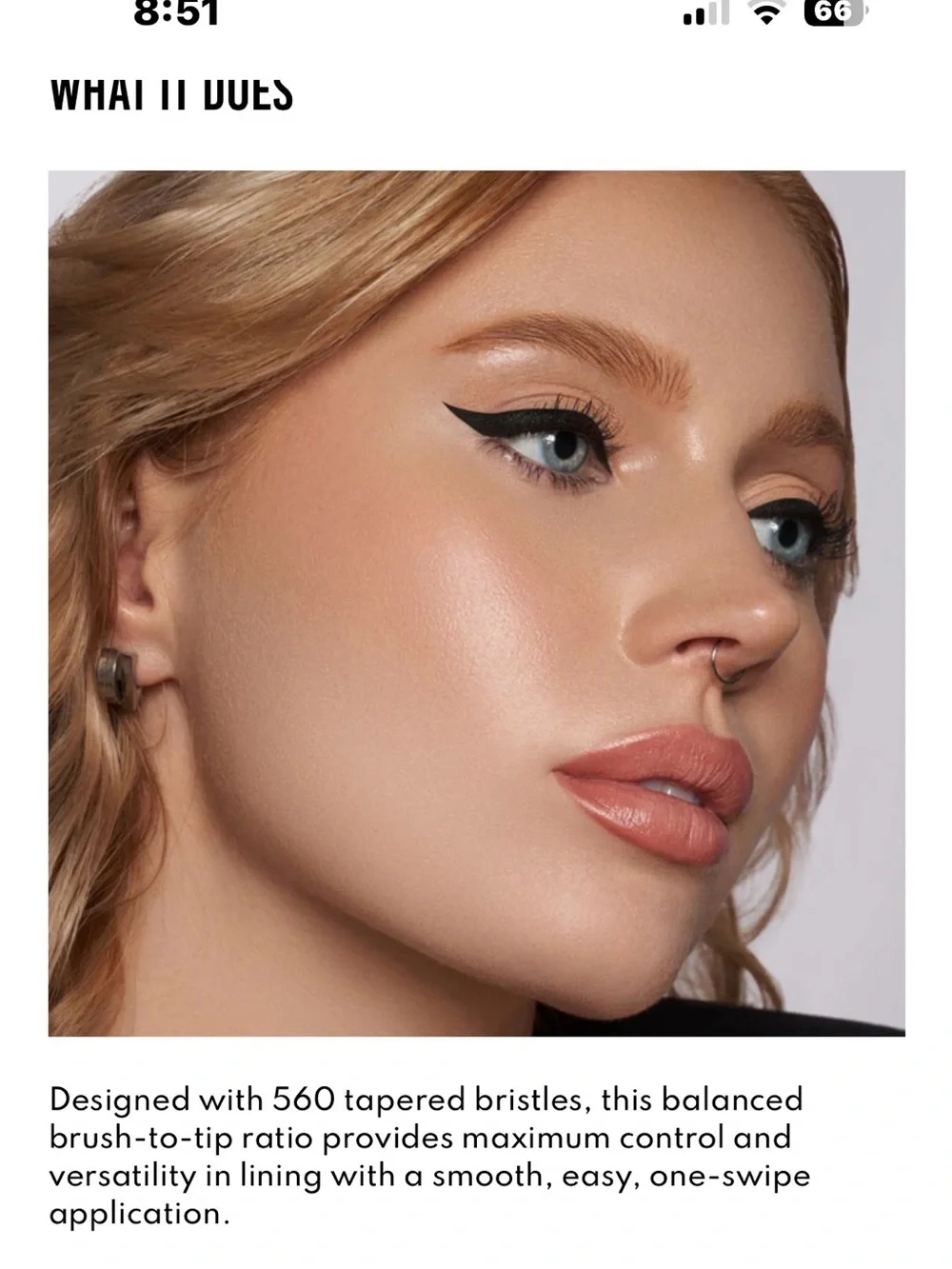 Danessa Myricks Beauty Linework Liquid Eyeliner — Onyx Black